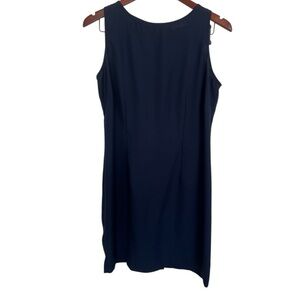 Gloria Vanderbilt Navy Blue Sleeveless slip Dress size small